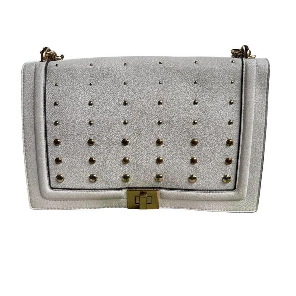 INC international concepts white studed bag